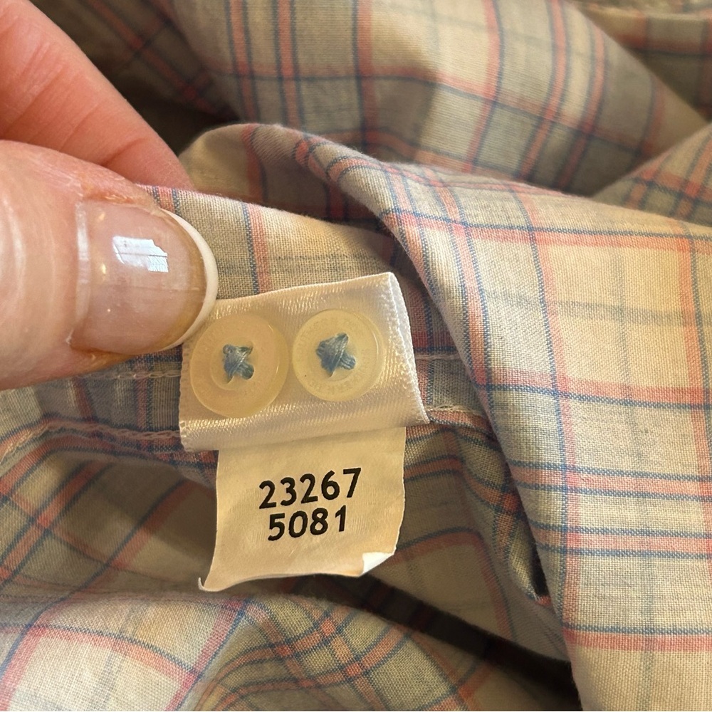 12-14 Southern Tide Plaid Sport Shirt - Picture 6 of 6